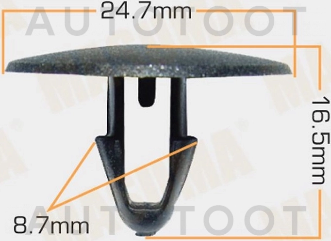 Клипса 90467-09032 -KJ326 Masuma для TOYOTA STARLET, TOYOTA LITE ACE NOAH