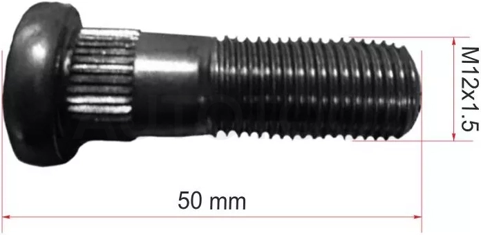 Шпилька колесная NISSAN TERRANO 87-05/INFINITI QX4 96-02/ATLAS 87-07/ELGRAND 97-02
