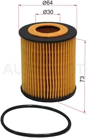 Фильтр масляный (картридж) MAZDA CX-7 06-/3/AXELA BK 2.3 /6/ATENZA GG##/GY##