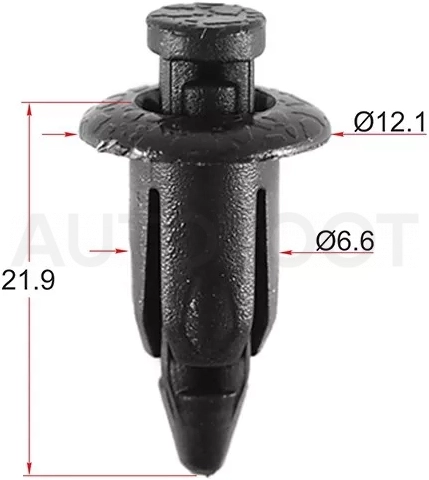 Клипса NISSAN/TOYOTA/MAZDA/KIA (Продажа по 10шт) - Артикул STKJ2223 - Производитель Sat - Фото, Отзывы, Цены