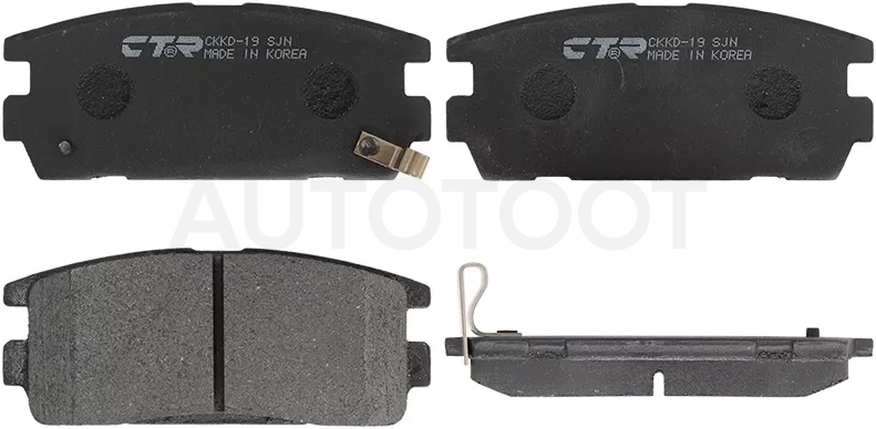 Колодки тормозные (Сзади) Chevrolet Captiva 06-15 / Opel Antara 06-15 / Hyundai Terracan 01-07