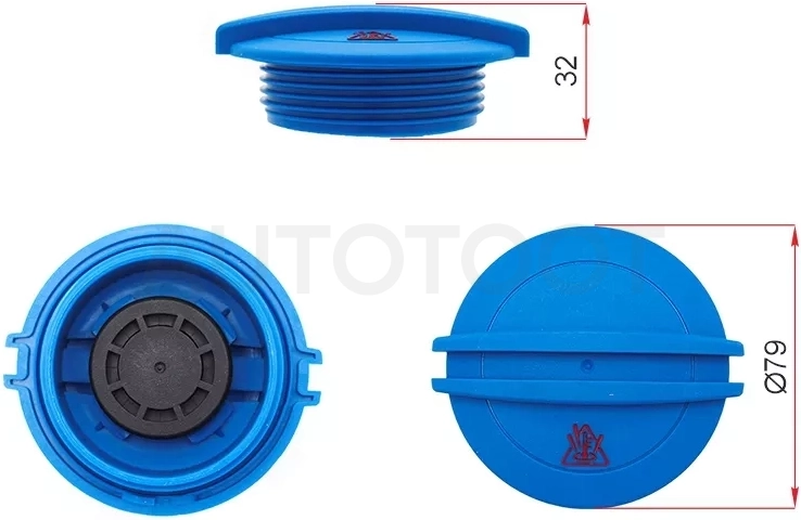 Крышка расширительного бачка VW POLO 10-/SKODA FABIA/OCTAVIA