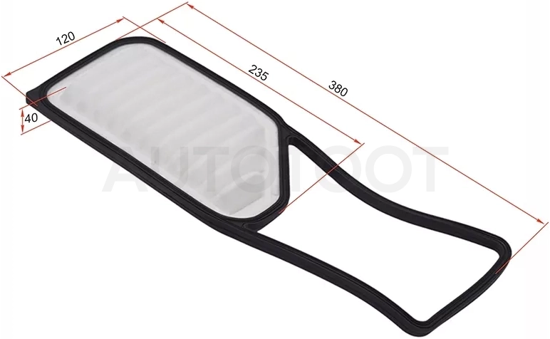 Фильтр воздушный TOYOTA PIXIS EPOCH/PIXIS SPACE KFVE 11- / SUBARU LUCRA 11-/ PLEO 11- / STELLA 11- / DAIHATSU MIRA 11- / MOVE 10-/ COSTA 15