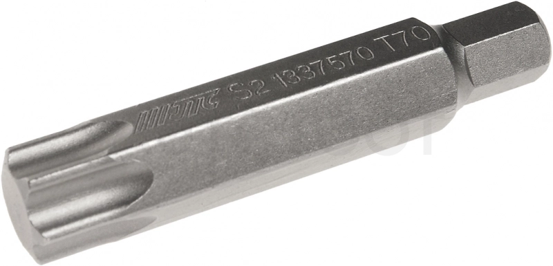 Бита-TORX Т70 х 75 мм, шестигранник 10мм