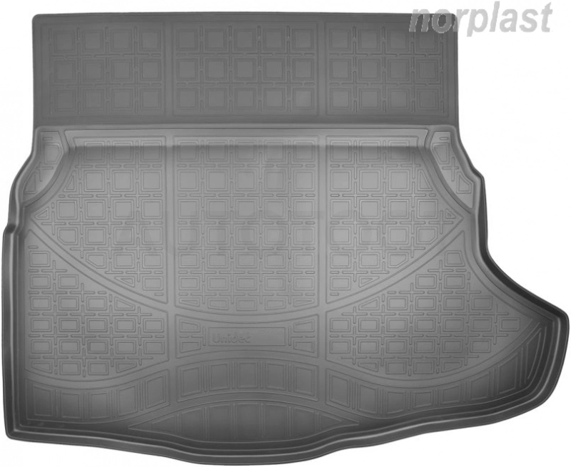 Коврик в багажник NORPLAST, черный, полиуретан