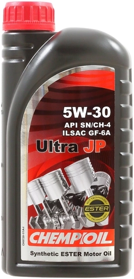 Масло моторное синтетическое CHEMPIOIL 5W-30 Ultra JP SN/CH 1л - Артикул CH97201 - Производитель CHEMPIOIL - Фото, Отзывы, Цены