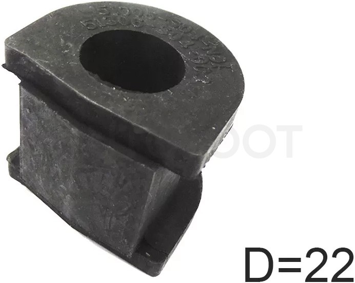 Втулка стабилизатора Honda Civic 95-00 / Civic Ferio 95-00 / Domani 97-00 / Integra 95-00 (Перед/ 22.00)
