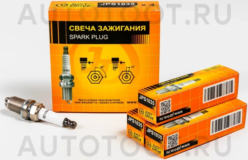 Свеча зажигания /BKUR5ET10/K16TNRS9 - Артикул JPS1035 - Производитель Just Drive - Фото, Отзывы, Цены