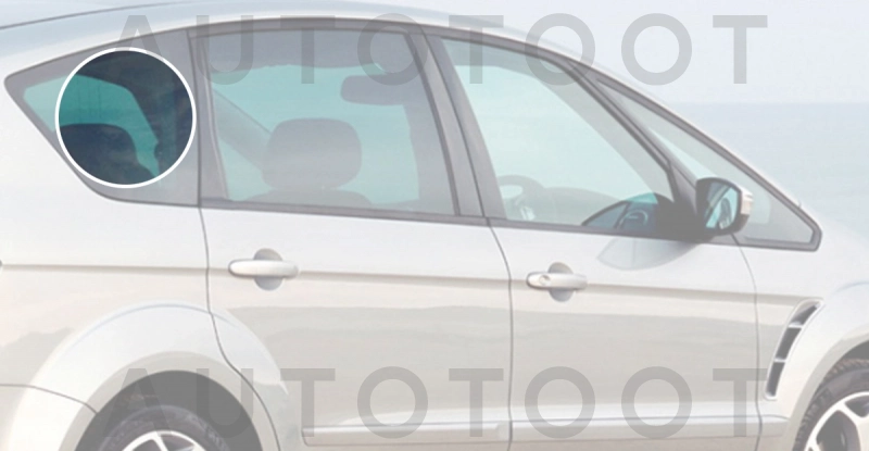 Стекло багажника боковое заднее правое с антеной -  для FORD S-MAX