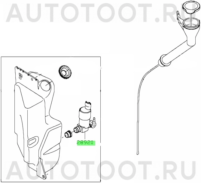 Насос омывателя лобового стекла -BRPW111 Brave для NISSAN MARCH, NISSAN MICRA, NISSAN NAVARA, NISSAN PATHFINDER, NISSAN QASHQAI, NISSAN TERRANO 2