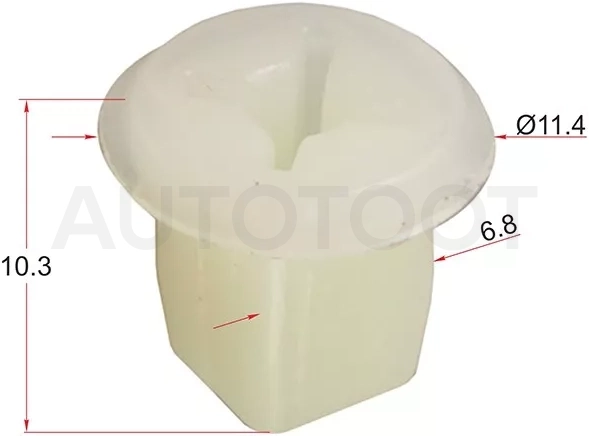 Клипса NISSAN/MITSUBISHI (Продажа по 10шт) - Артикул STKJ831 - Производитель Sat - Фото, Отзывы, Цены