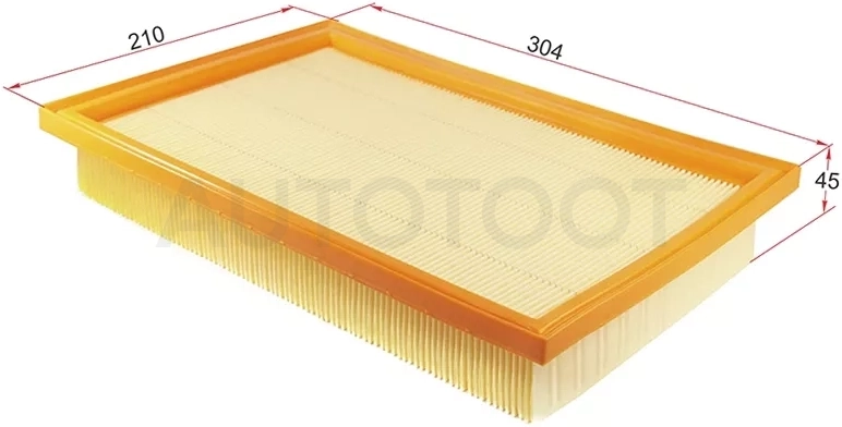 Фильтр воздушный VW SHARAN 00-10/FORD GALAXY 00-06/SEAT ALHAMBRA 00-10