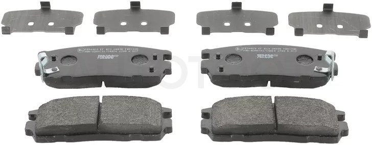 Колодки тормозные (Сзади) Chevrolet Captiva 06-15 / Opel Antara 06-15 / Hyundai Terracan 01-07