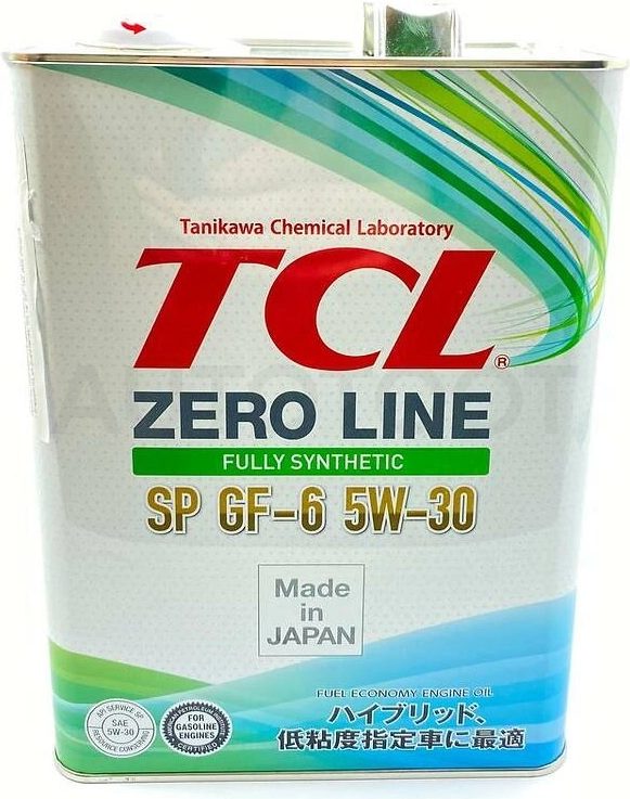 Масло моторное синтетическое TCL 5W-30 Zero Line Fully Synth, SP 4л