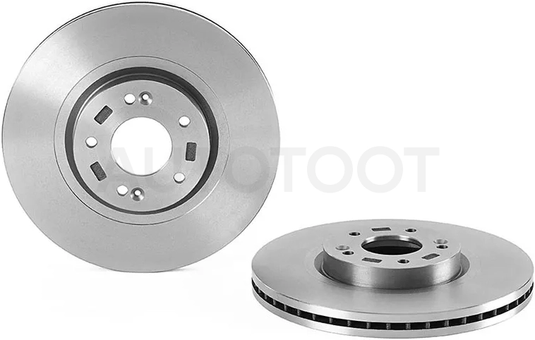 Диск тормозной (Спереди) Hyundai Santa Fe 00-21 / Kia Sorento 09-21