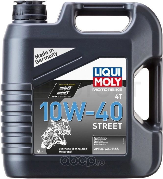 4T 10W-40 Масло моторное синтетическое "Motorbike 4T Street ", 4л