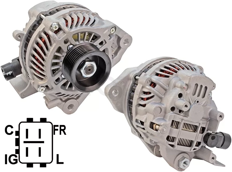Генератор HONDA CROSSROAD RT1/RT2 07-10/FR-V 07-/CIVIC 1.8 06-12 R18A 12V 90A