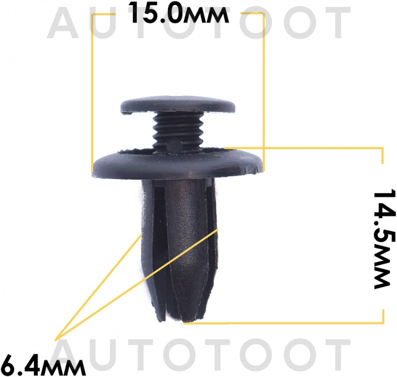 Клипса 90467-06153 -KJ2161 Masuma для TOYOTA WISH, TOYOTA TUNDRA