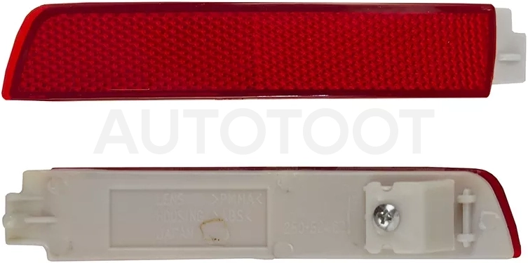 Отражатель Infiniti FX35 08-12 / Nissan Juke 10-20 / Murano 07-16 / Infiniti FX30d 10-13 / FX37 08-13 / FX50 08-13 / Nissan Sentra 12-19 / Sylphy 12-20 (Сзади/ Справа)