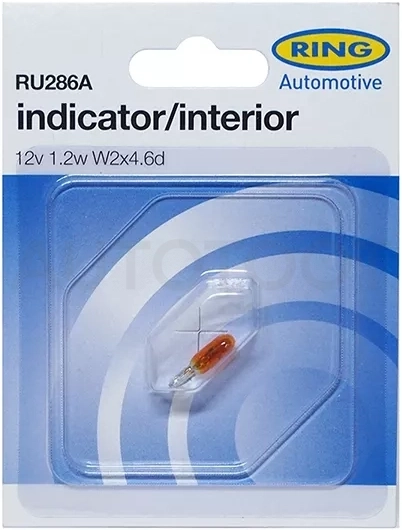 Лампа (T5/ Галоген/ W1.2W Индикатор (Янтарная) 12V 1.2W Блистер 1 шт.)