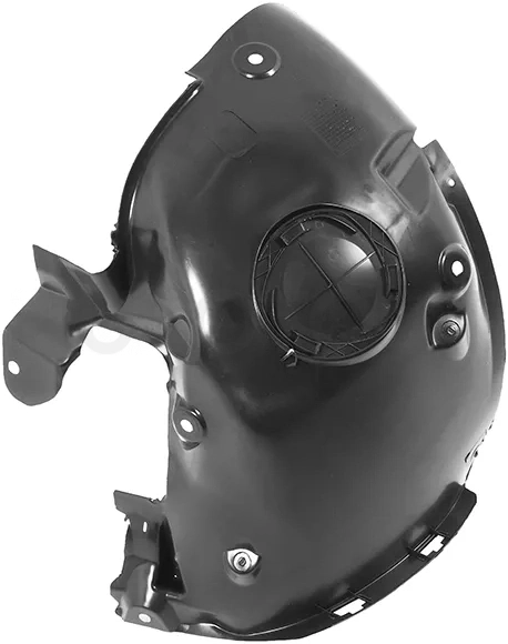Подкрылок Renault Megane 02-09 (Спереди/ Слева/ Передняя часть) - Артикул REN15ME006 - Производитель DE-GA - Фото, Отзывы, Цены