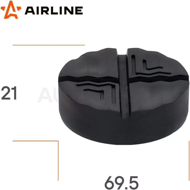 Накладка на домкрат подкатной D69.5мм, H21мм - Артикул AJS03 - Производитель Airline - Фото, Отзывы, Цены