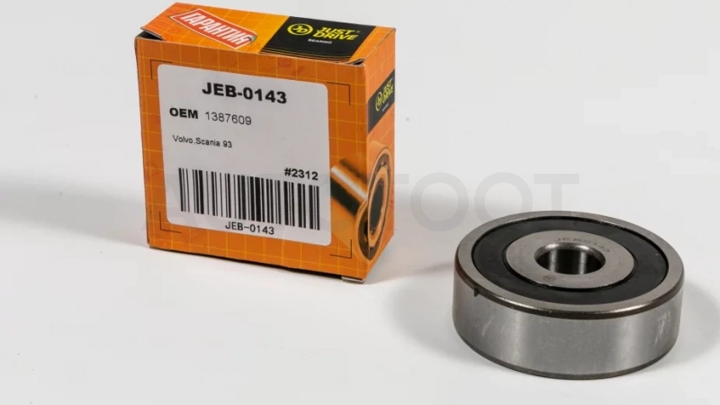 Подшипник генератора закрытый 17x62x20 - Артикул JEB0143 - Производитель Just Drive - Фото, Отзывы, Цены