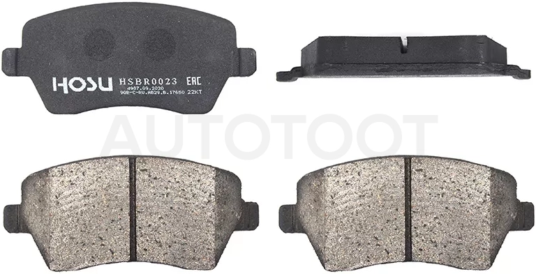 Колодки тормозные (Спереди) LADA Largus 12- / Nissan Almera 12-19 - Артикул HSBR0023 - Производитель Hosu - Фото, Отзывы, Цены
