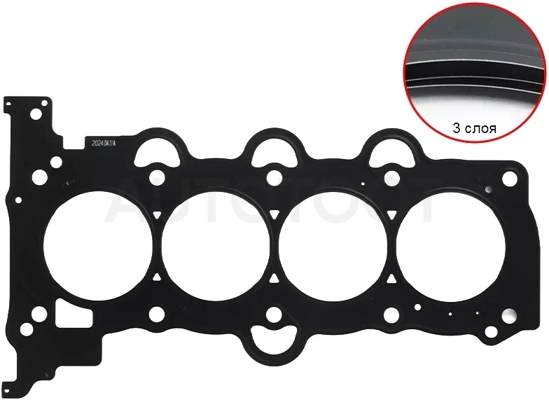 Прокладка ГБЦ HYUNDAI SOLARIS/AVANTE/KIA CEED/CERATO/SOUL G4FG 09- (металл)
