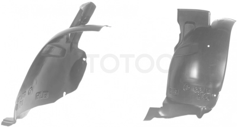 Подкрылок переднего крыла левый задняя часть -PG11010AL Tyg для PEUGEOT 406