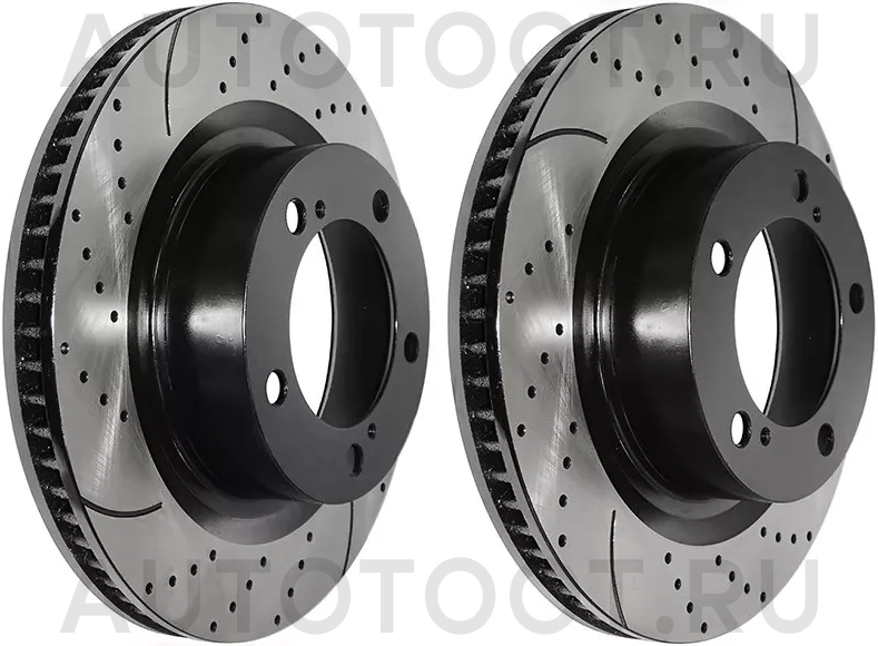 Комплект дисков тормозных передний перфорированные TOYOTA TUNDRA/SEQUOIA 07 - Артикул ST435120C020PF - Производитель Sat - Фото, Отзывы, Цены