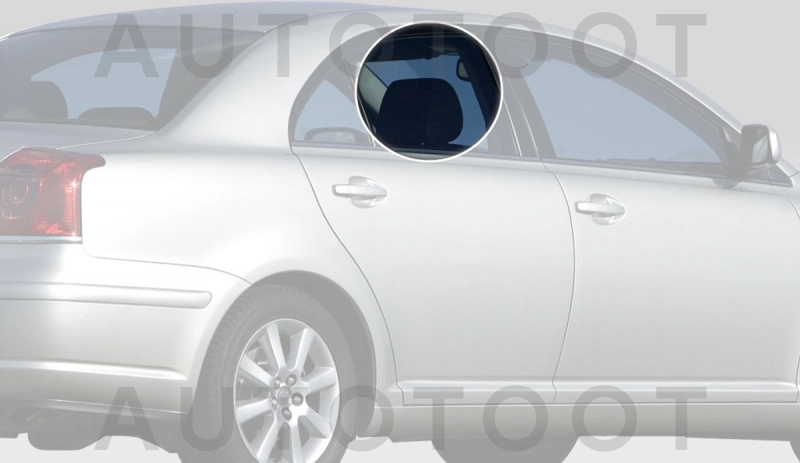 Стекло заднее правое опускное -  для TOYOTA AVENSIS