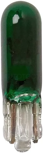 Лампа (T5/ Галоген/ W1.2W Индикатор (Зеленая) 12V 1.2W)