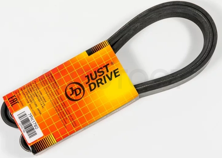 Ремень поликлиновый JD - Артикул 7PK1760 - Производитель Just Drive - Фото, Отзывы, Цены