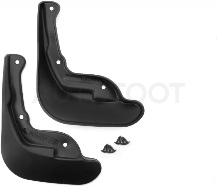 Брызговики передние CITROEN C4, 2011-, хб., 2 шт. (standart) / Ситроен С4
