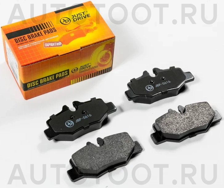 Колодки тормозные дисковые, задние - Артикул JBP0616 - Производитель Just Drive - Фото, Отзывы, Цены