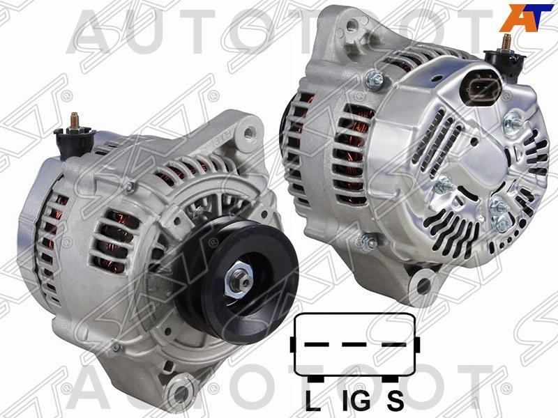 Генератор 4,2 1HDFTE 120A -ST2706017230N Sat для TOYOTA LAND CRUISER