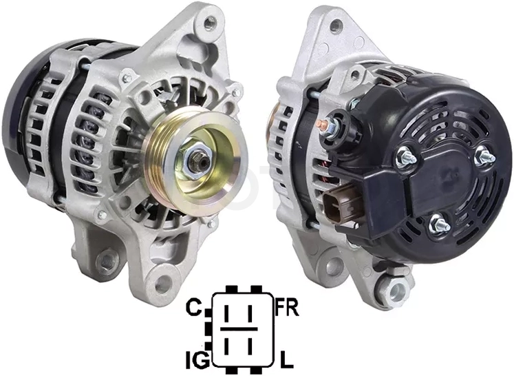 Генератор TOYOTA COROLLA 1.3 08-14/FIELDER 1.5 00-06/YARIS 1.5 07-13 1NZ/2NZFE 12V 80A