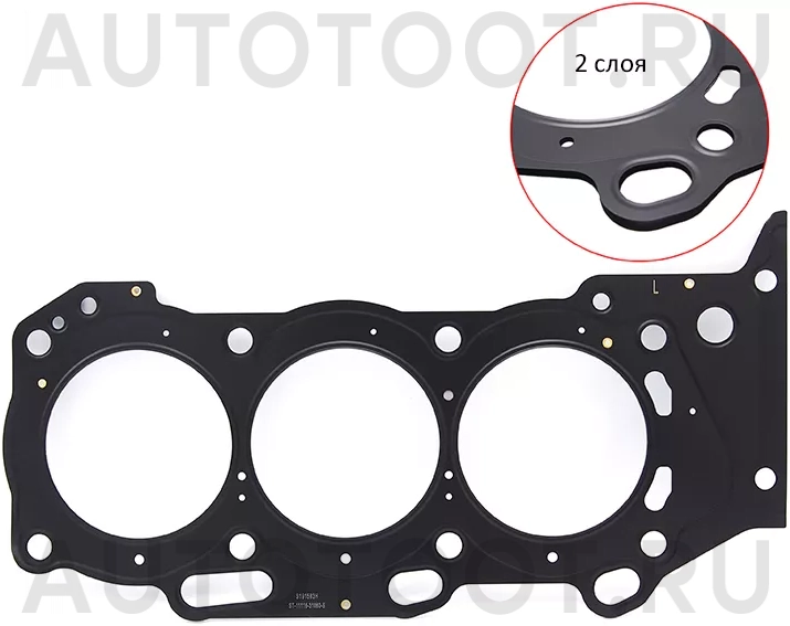 Прокладка ГБЦ TOYOTA/LEXUS 2GRFE/2GRFSE/2GRFXE 05- LH металл - Артикул ST1111631060S - Производитель Sat - Фото, Отзывы, Цены
