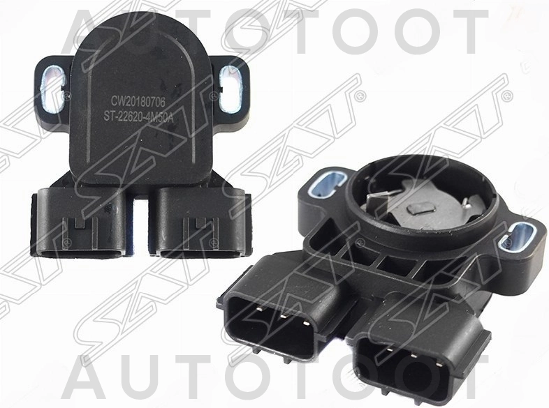 Датчик положения дроссельной заслонки QG/SR/KA/VQ/TB (под 2 фишки) -ST226204M50A Sat для NISSAN ALMERA, NISSAN ALMERA CLASSIC, NISSAN BLUEBIRD SYLPHY, NISSAN CEFIRO, NISSAN PRIMERA, NISSAN MAXIMA, NIS