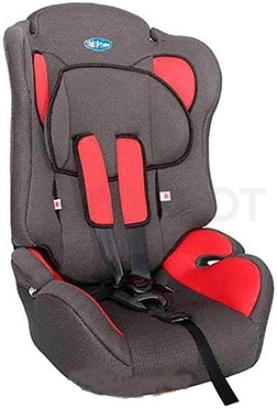 9-36кг /1-12 лет Автокресло детское 1/2/3гр KIDS PRIME LB513-8 Красный карбон