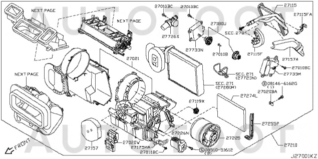 Радиатор отопителя салона -STDTU23950 Sat для NISSAN X-TRAIL, NISSAN QASHQAI, NISSAN DUALIS