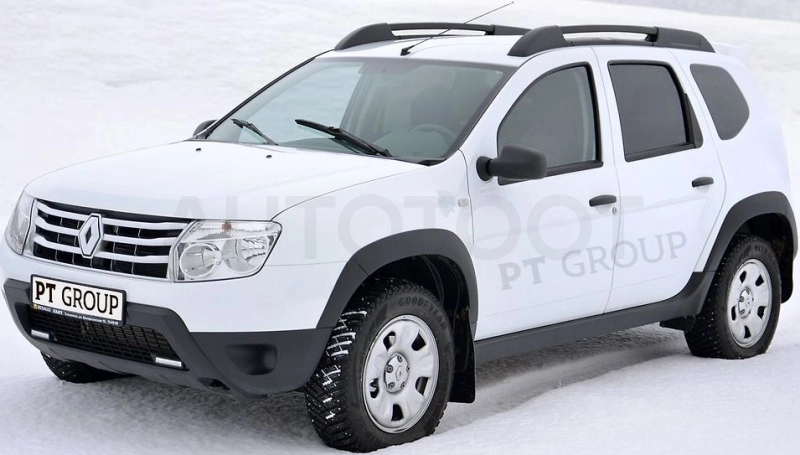 RENAULT Duster 2012- Защита порогов "Чистые штаны" (ABS) - Артикул RDU110301 - Производитель PT Group - Фото, Отзывы, Цены