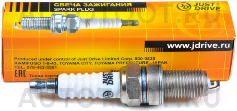 Свеча зажигания /DCPR7E/XU22EPRU - Артикул JPS1030 - Производитель Just Drive - Фото, Отзывы, Цены
