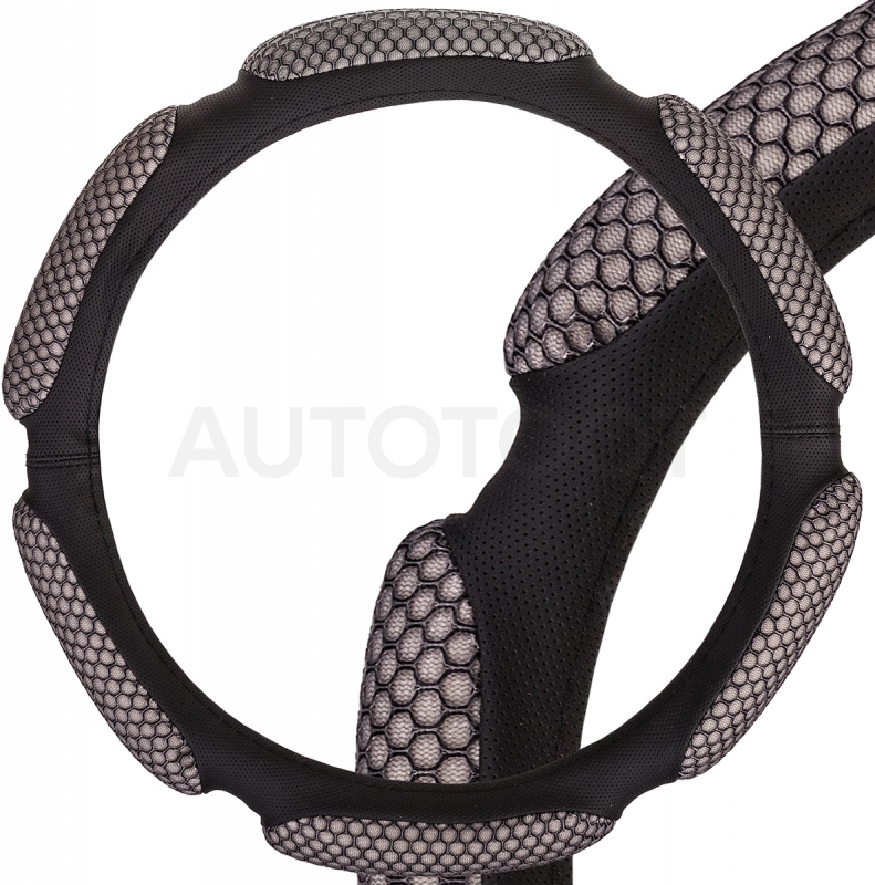Оплетка SKYWAY Sponge snood 6 подушечек M Серая экокожа