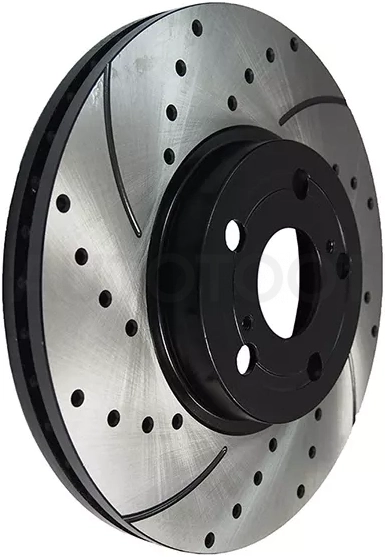 Комплект дисков тормозных передний перфорированные TOYOTA AVENSIS 1.6/1.8/2.0, AZT250, ZZT25#, HTWC