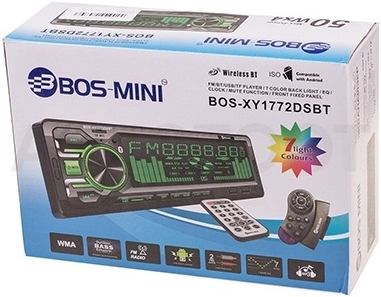 BOS-MINI Автомагнитола BOS-MINI -1772 с Bluetooth - Артикул BOSMINI1772 - Производитель BOS-MINI - Фото, Отзывы, Цены