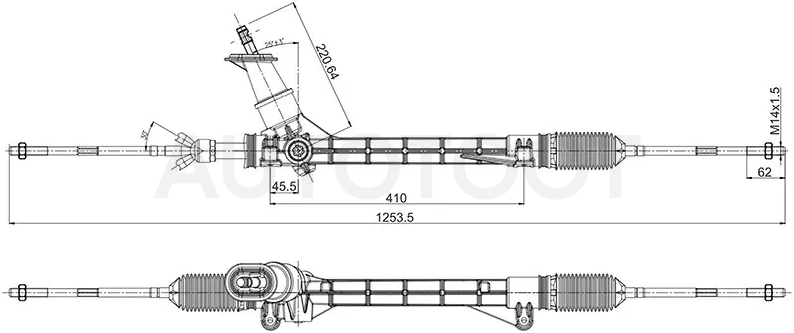 Рейка рулевая VW POLO 10- LHD - Артикул ST6RU423057K - Производитель Sat - Фото, Отзывы, Цены