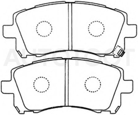 Колодки тормозные передние -ST26296AC050 Sat для SUBARU FORESTER, SUBARU IMPREZA, SUBARU LEGACY, SUBARU OUTBACK