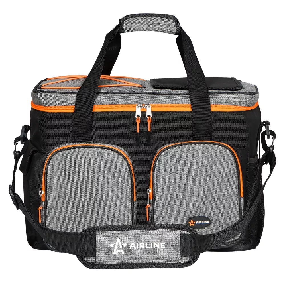 Сумка-холодильник (термосумка) PRO, 36л, 44*33*25см, водонепр., чер./сер.() - Артикул ADCB004 - Производитель Airline - Фото, Отзывы, Цены 
